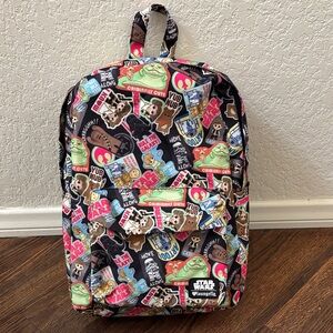 Loungefly Black Multicolor Star Wars Patch Collage Backpack